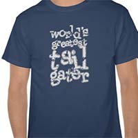 worlds greatest tailgater navy blue t-shirt