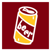 Beer Shirt with Cartoon Beer Can