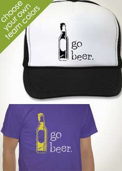 Go Beer Baseball Hat and Shirt